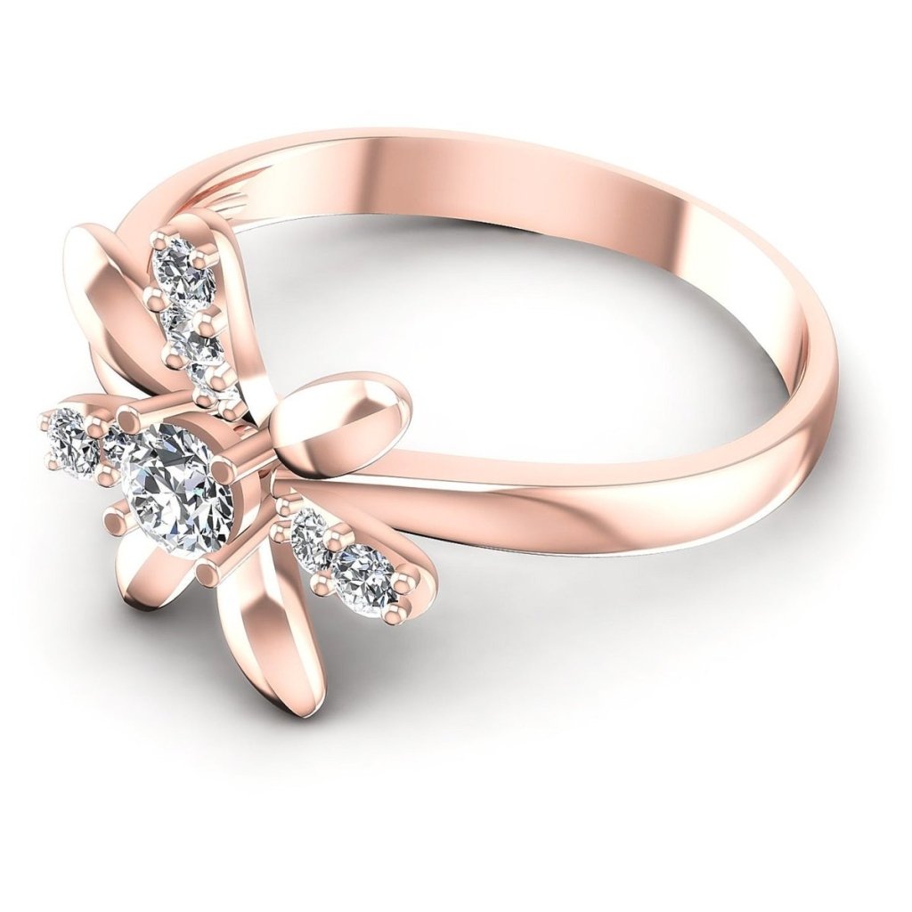 0.35 CT Round Cut Natural Diamonds - Fashion Rings - Primestyle.com