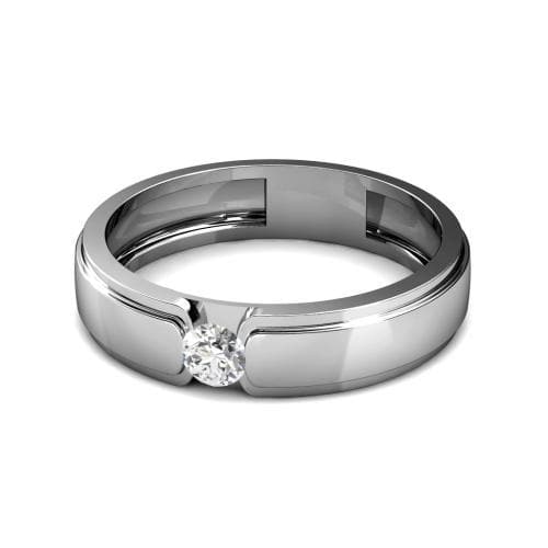 0.35 CT Round Cut Natural Diamonds - Mens Rings