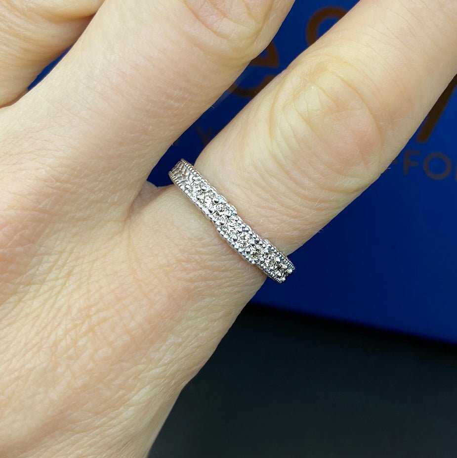 0.35 CT Round Cut Diamonds - Wedding Band - Primestyle.com