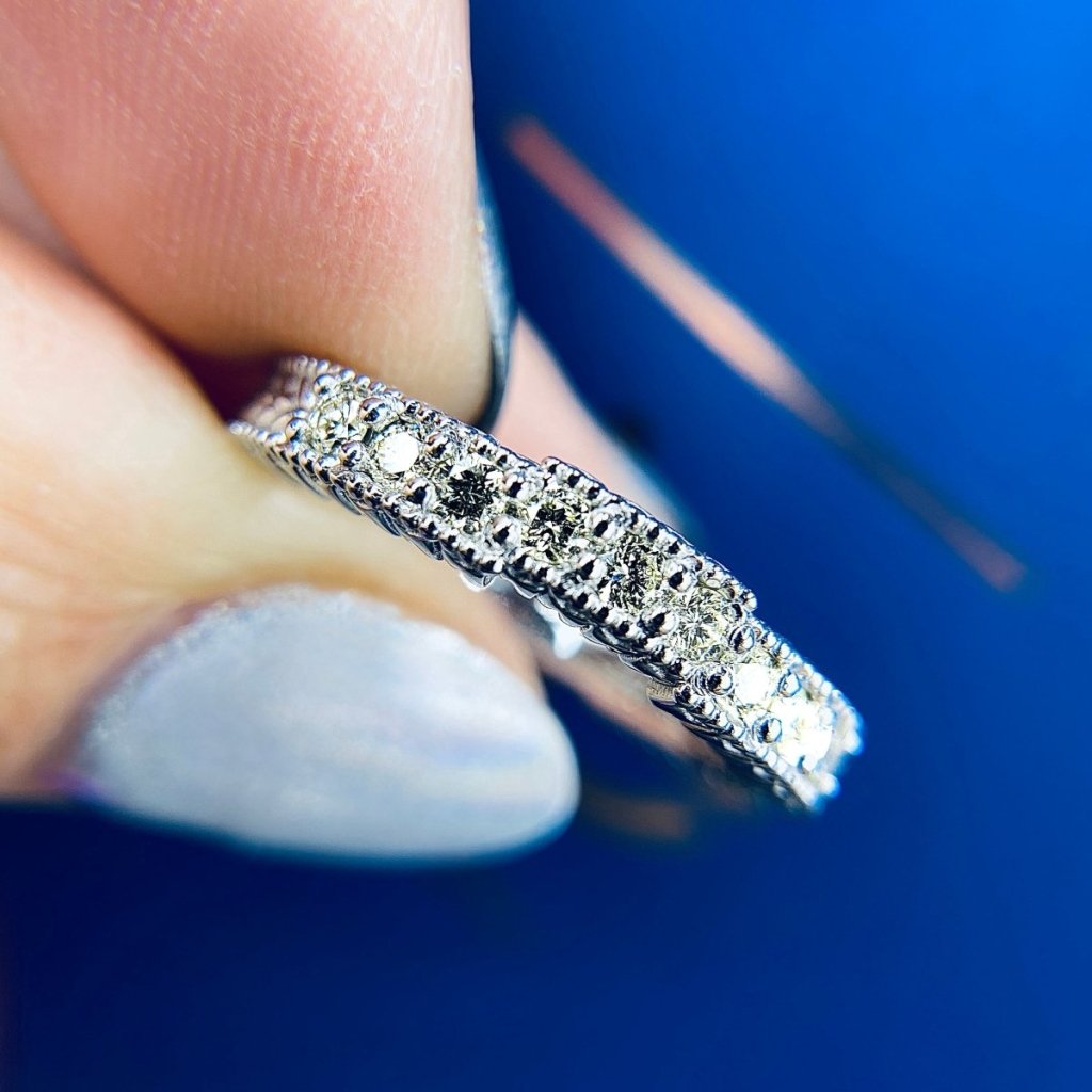 0.35 CT Round Cut Natural Diamonds - Wedding Band - Primestyle.com