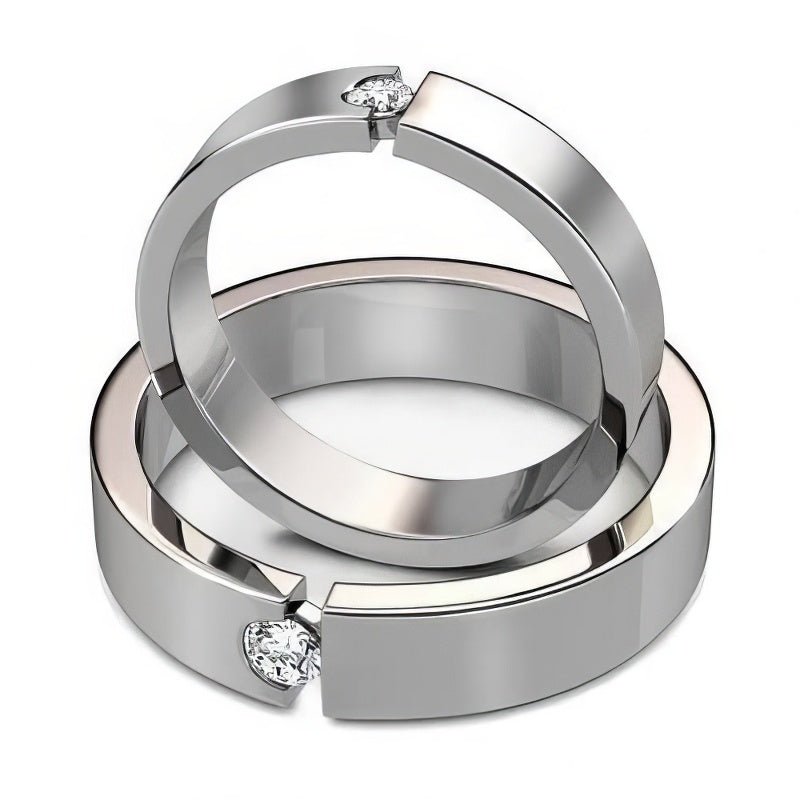 0.35 CT Round Cut Natural Diamonds - Wedding Sets