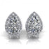 0.37-2.12 CT Round & Pear Cut Diamonds - Stud Earrings - Primestyle.com
