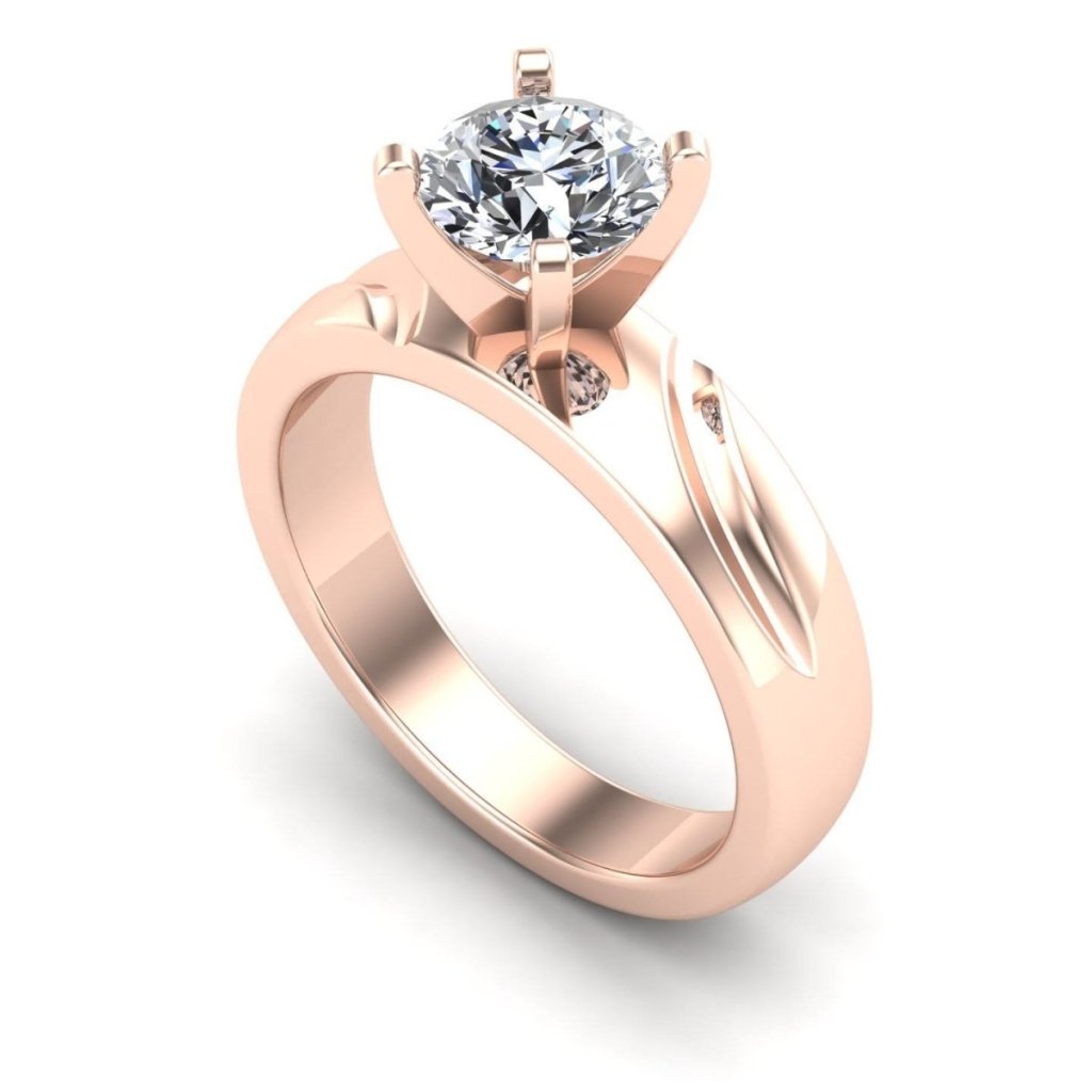 0.41 - 1.56 CT Round Cut Natural Diamonds - Trio Rings - Primestyle.com