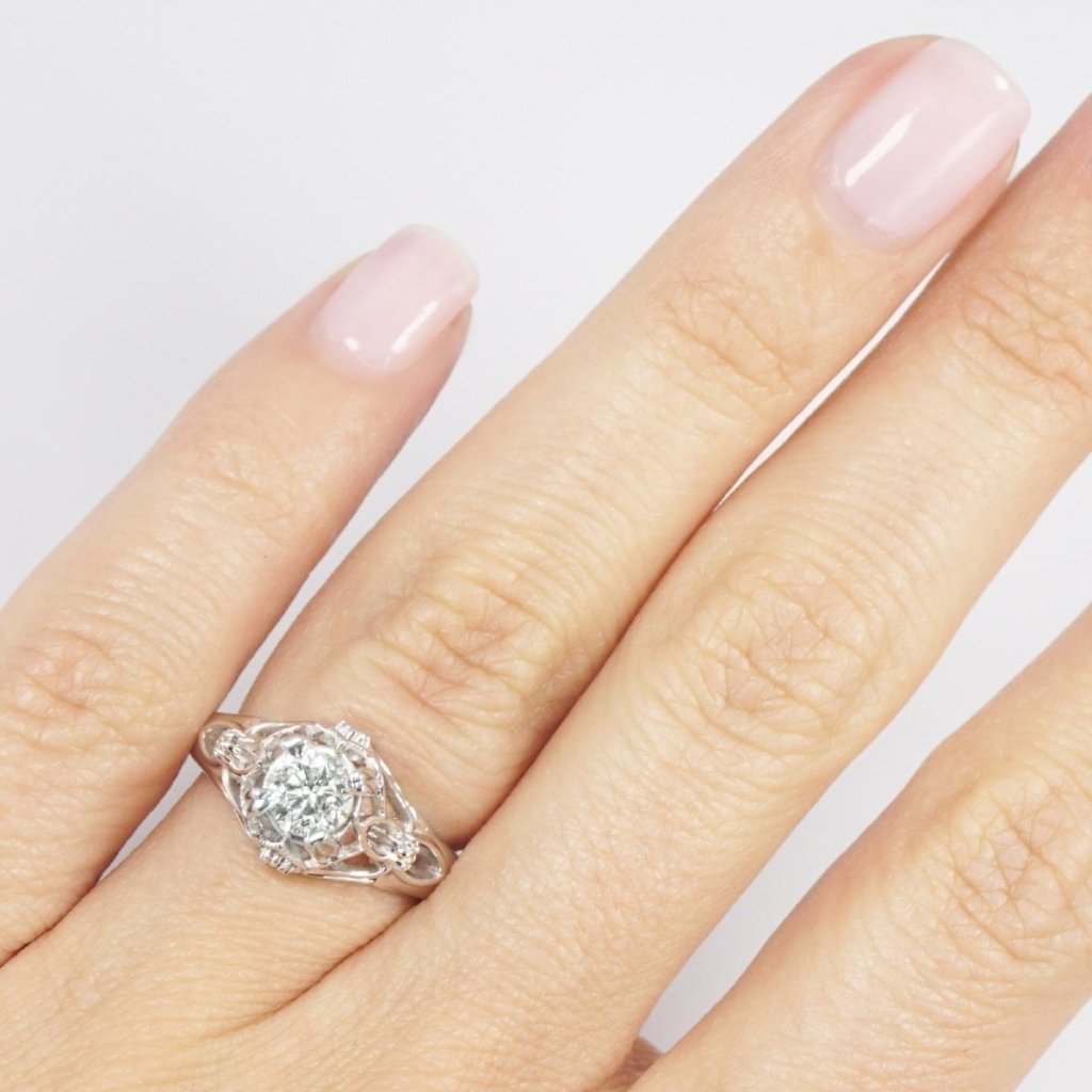 0.42 - 1.57 CT Round Cut Natural Diamonds - Engagement Ring - Primestyle.com