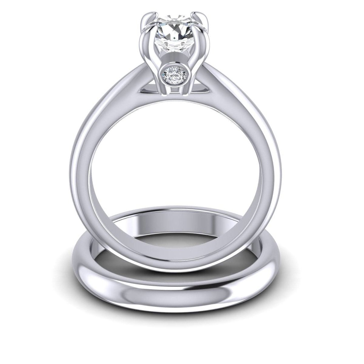 0.45-1.60 CT Round Cut Diamonds - Bridal Set - Primestyle.com