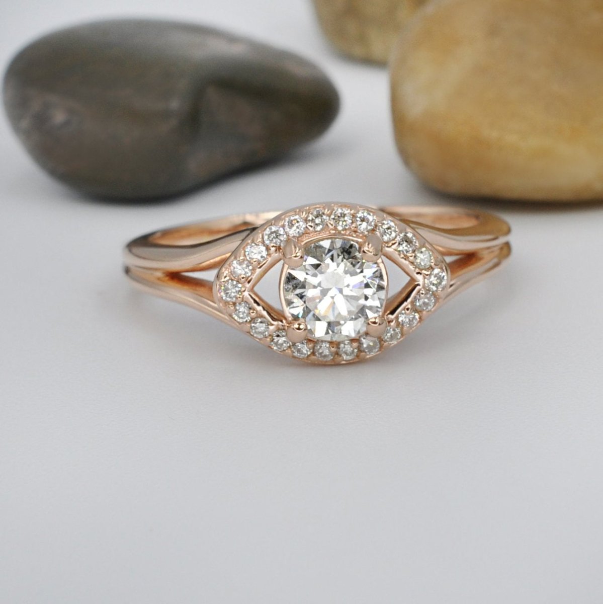 0.45-1.60 CT Round Cut Diamonds - Engagement Ring - Primestyle.com