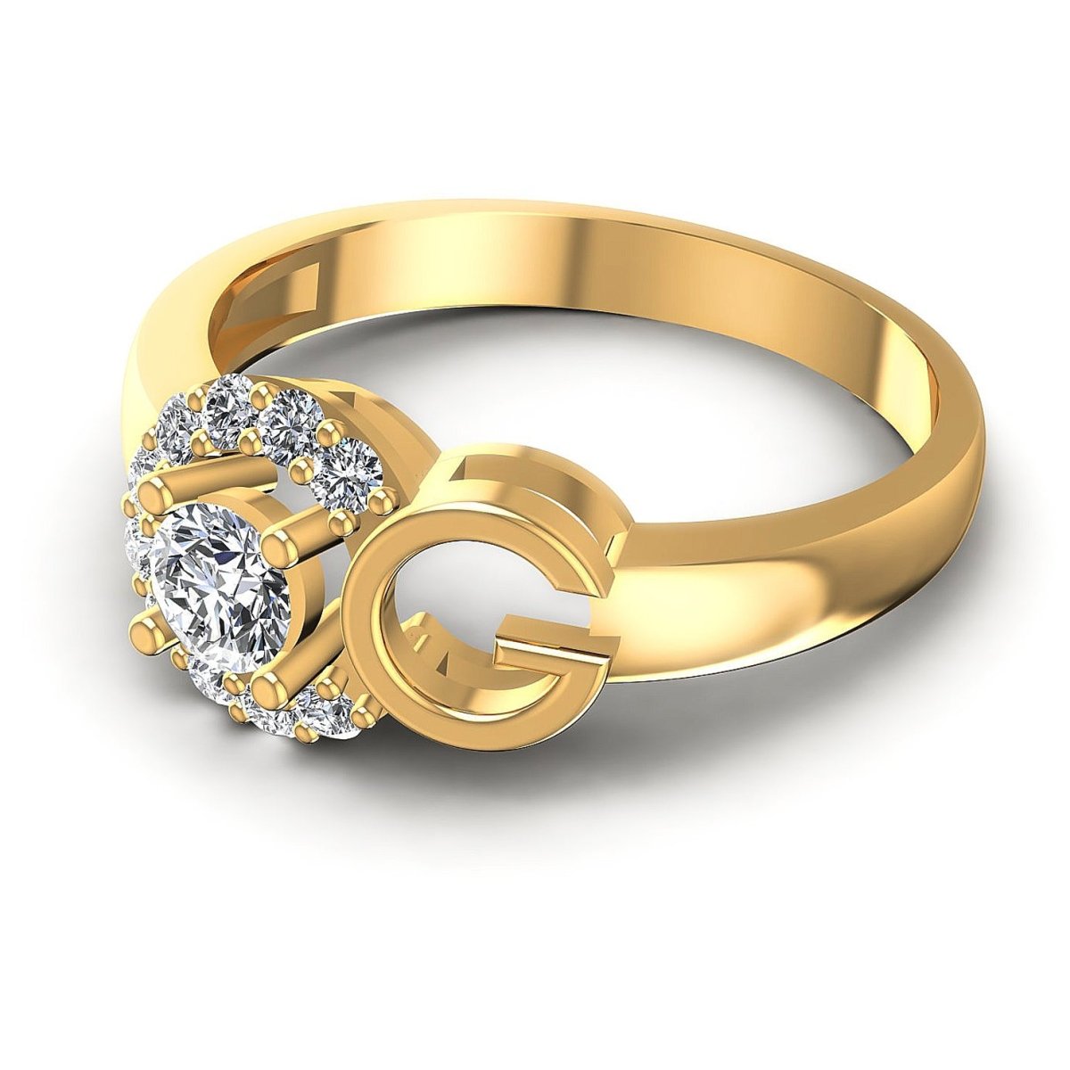 0.45 CT Round Cut Diamonds - Fashion Ring - Primestyle.com