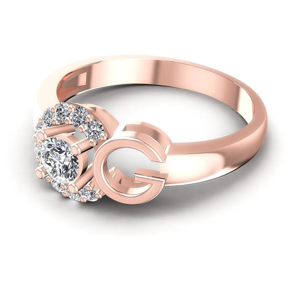 0.45 CT Round Cut Natural Diamonds - Fashion Rings - Primestyle.com