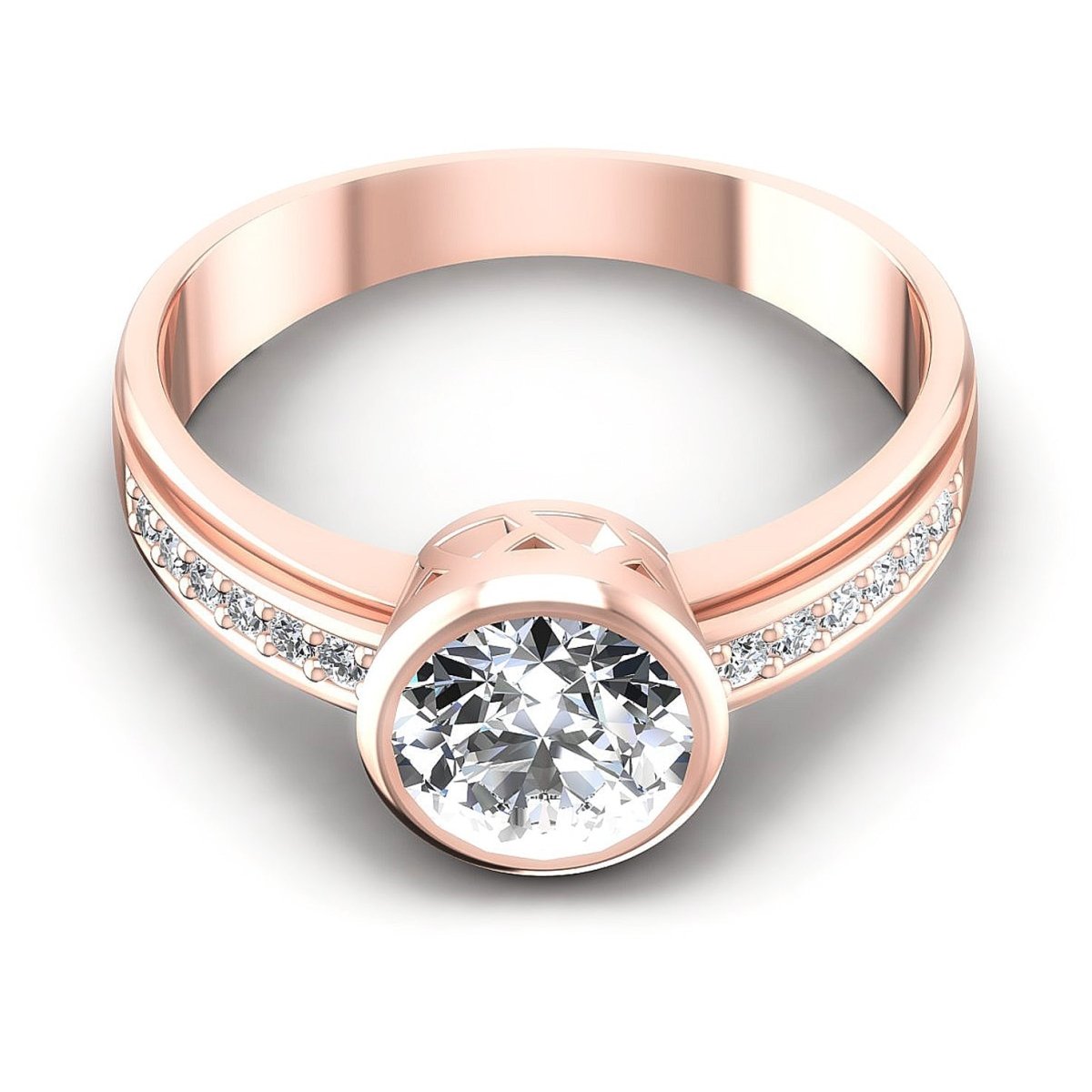 0.50-1.65 CT Round Cut Diamonds - Engagement Ring