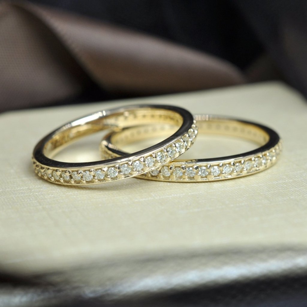 0.50-2.00 CT Round Cut Natural Diamonds - Eternity Rings