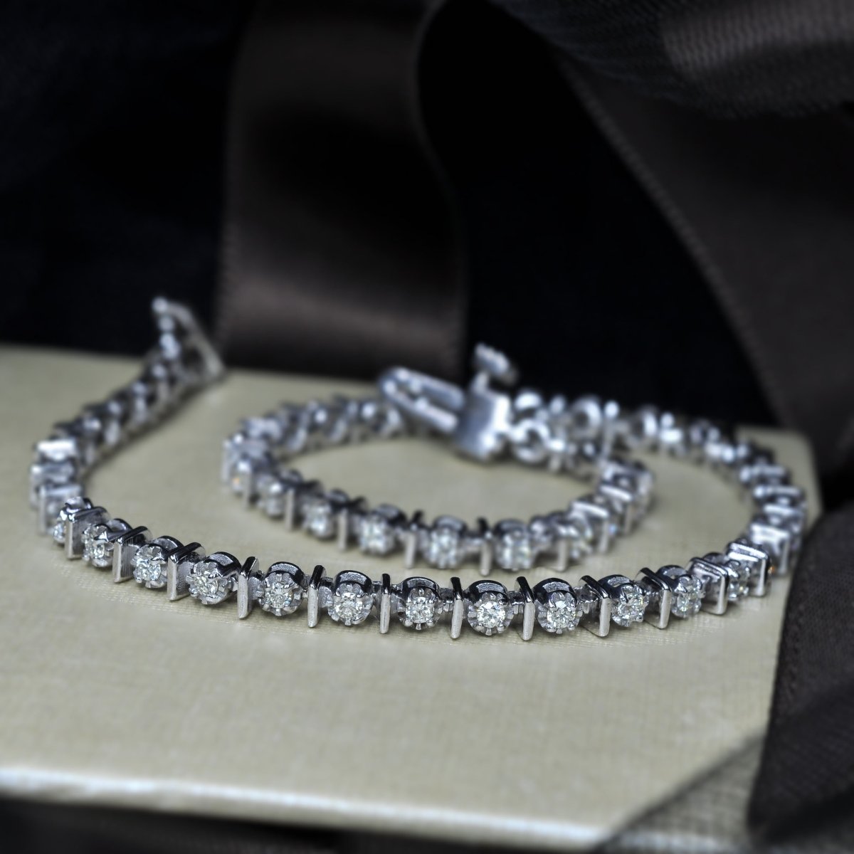 0.50-2.00 CT Round Cut Diamonds - Tennis Bracelet - Primestyle.com