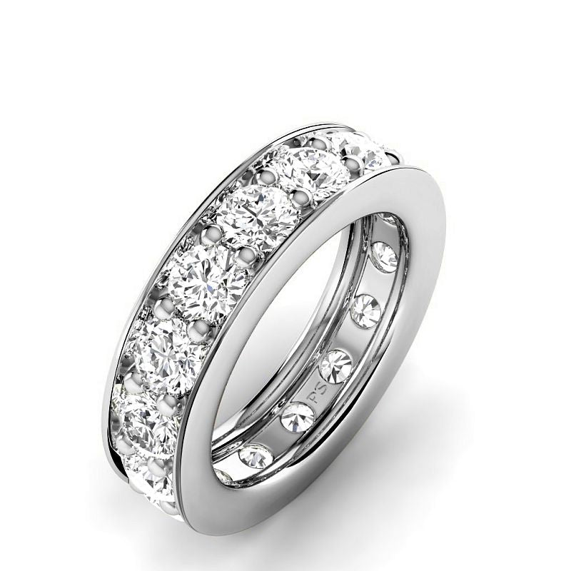 0.50-2.00 CT Round Cut Diamonds - Eternity Rings