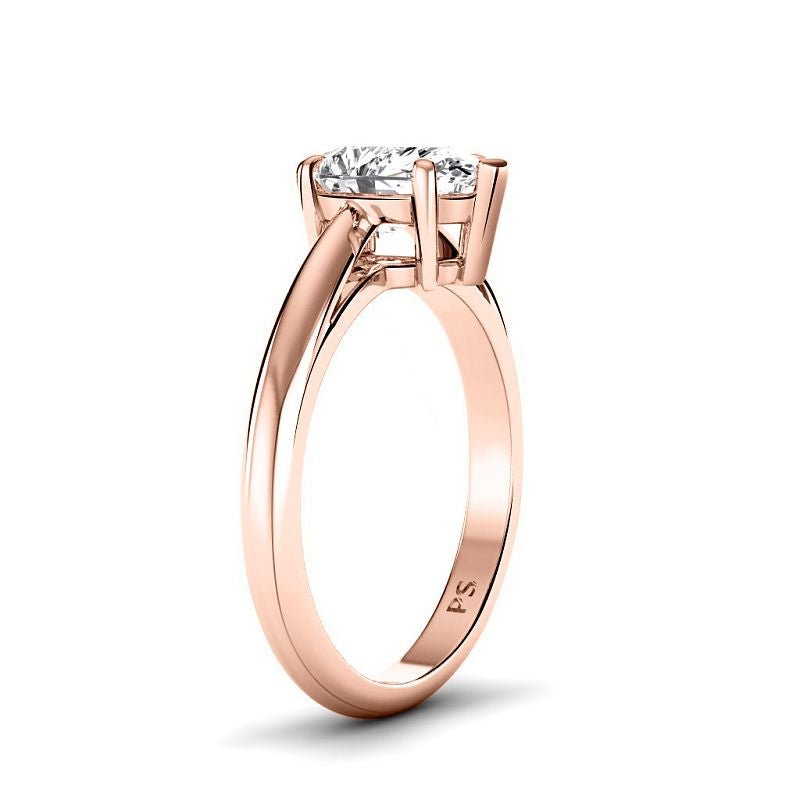 0.50-3.00 CT Pear Cut Lab Grown Diamonds - Solitaire Ring - Primestyle.com