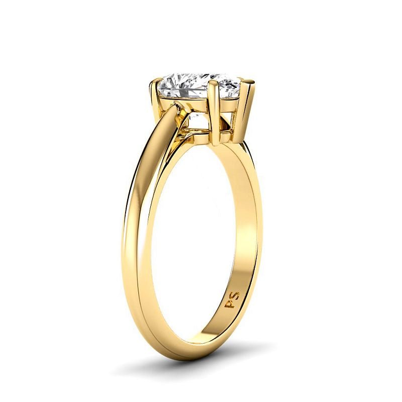 0.50-3.00 CT Pear Cut Lab Grown Diamonds - Solitaire Ring - Primestyle.com