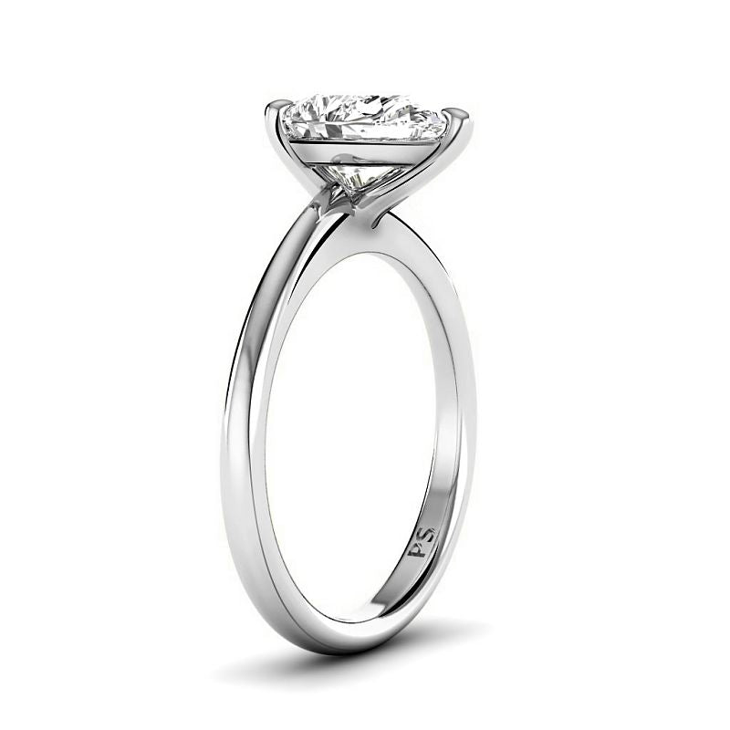 0.50-6.00 CT Pear Cut Diamonds - Solitaire Rings