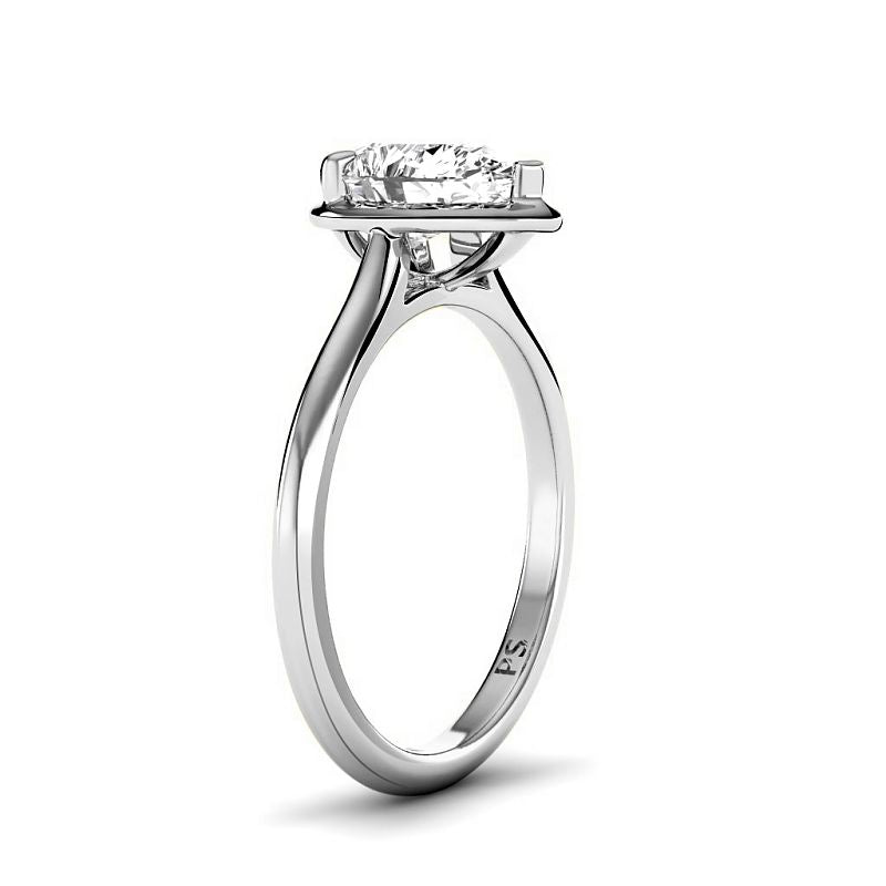 0.50-6.00 CT Pear Cut Diamonds - Solitaire Rings