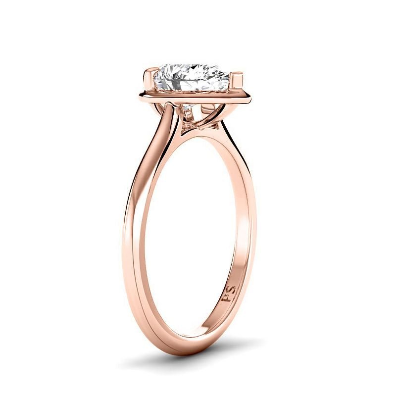 0.50 - 3.00 CT Pear Cut Lab Grown Diamonds - Solitaire Ring - Primestyle.com