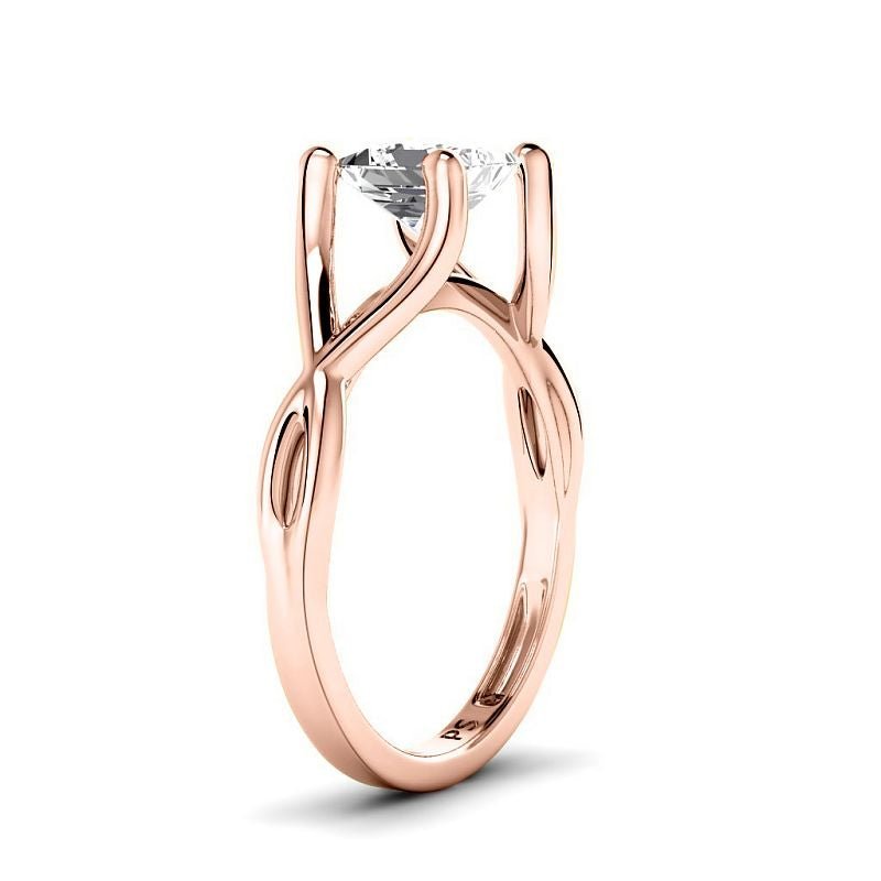 0.50 - 3.00 CT Princess Cut Lab Grown Diamonds - Solitaire Ring - Primestyle.com