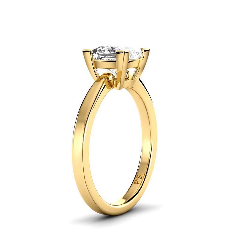 0.50-6.00 CT Princess Cut Diamonds - Solitaire Rings