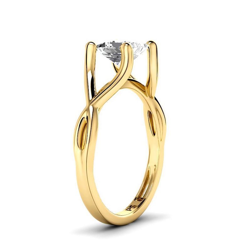 0.50-6.00 CT Princess Cut Diamonds - Solitaire Rings