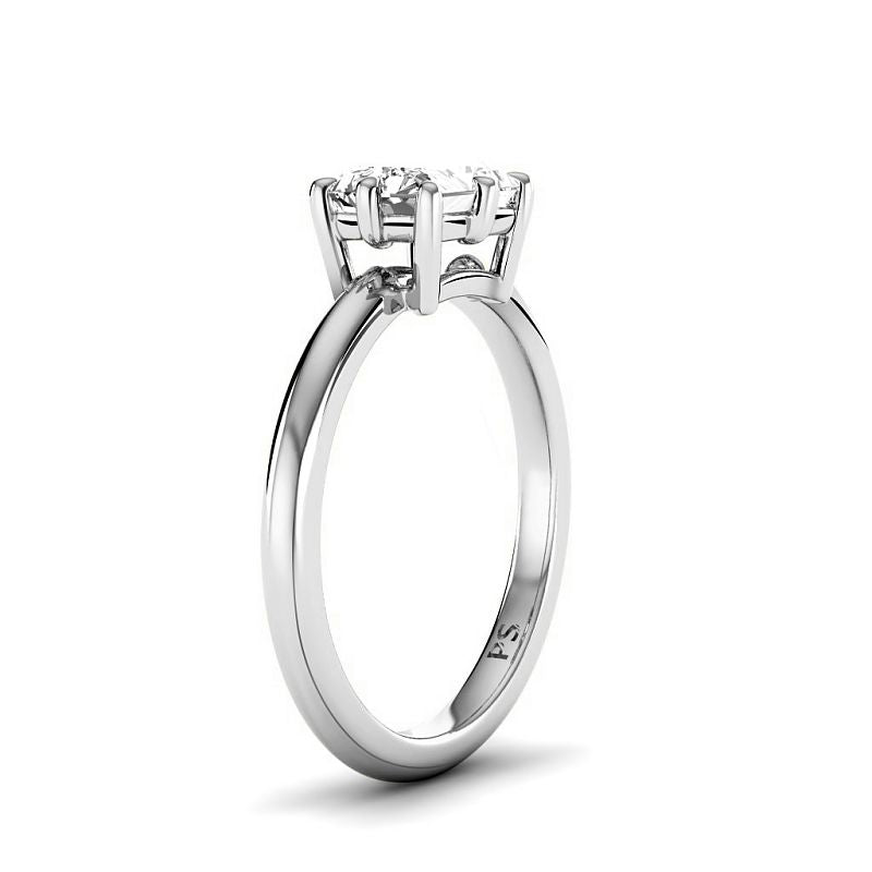 0.50-3.00 CT Radiant Cut Lab Grown Diamonds - Solitaire Ring - Primestyle.com