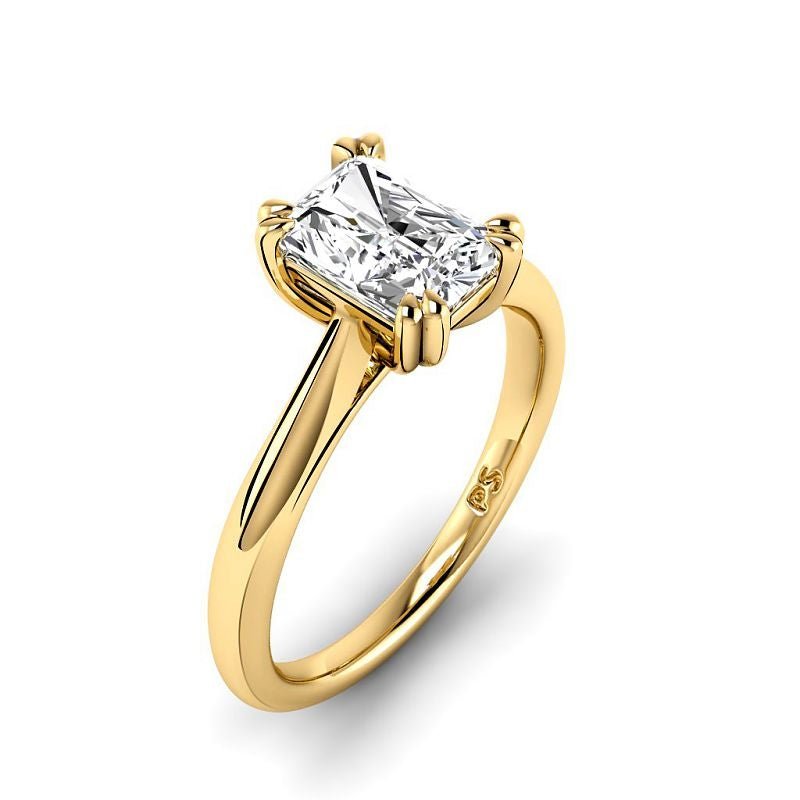 0.50-6.00 CT Radiant Cut Diamonds - Solitaire Rings