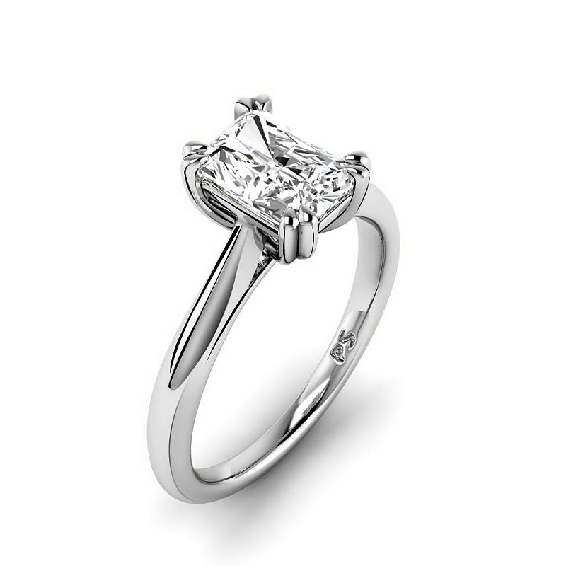 0.50 - 3.00 CT Radiant Cut Lab Grown Diamonds - Solitaire Ring - Primestyle.com