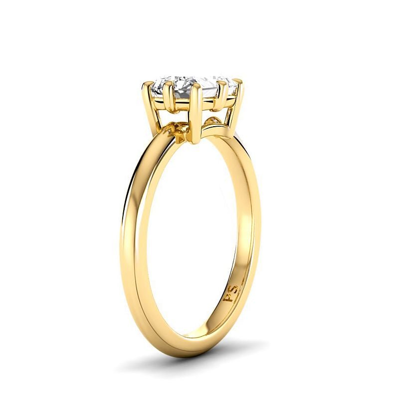 0.50-3.00 CT Radiant Cut Lab Grown Diamonds - Solitaire Ring - Primestyle.com