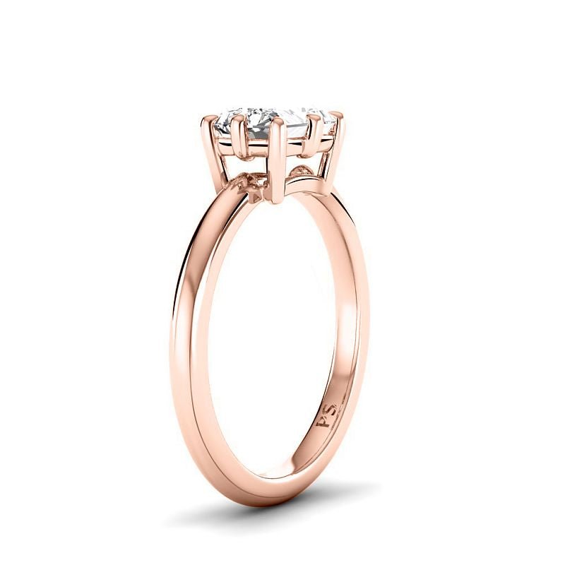 0.50-3.00 CT Radiant Cut Lab Grown Diamonds - Solitaire Ring - Primestyle.com