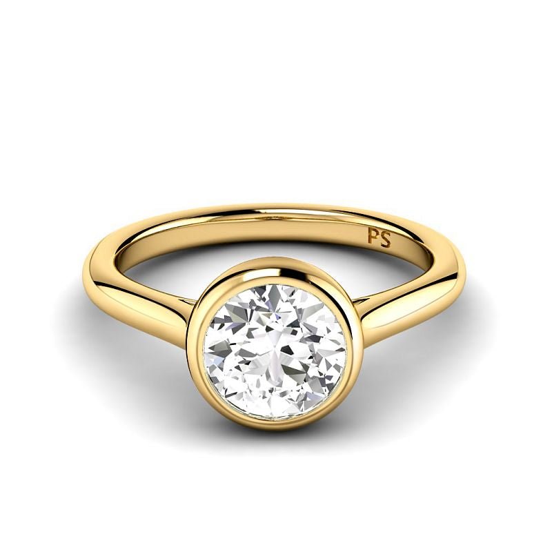 0.50-3.00 CT Round Cut Lab Grown Diamonds - Solitaire Ring - Primestyle.com