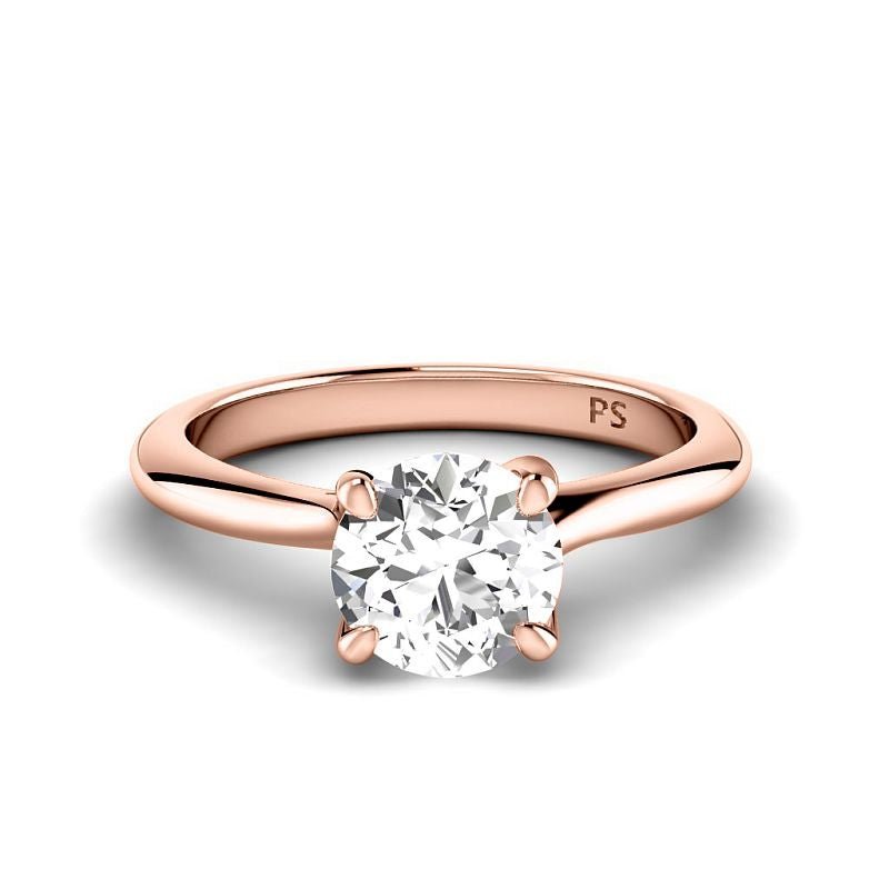 0.50 - 3.00 CT Round Cut Lab Grown Diamonds - Solitaire Ring - Primestyle.com