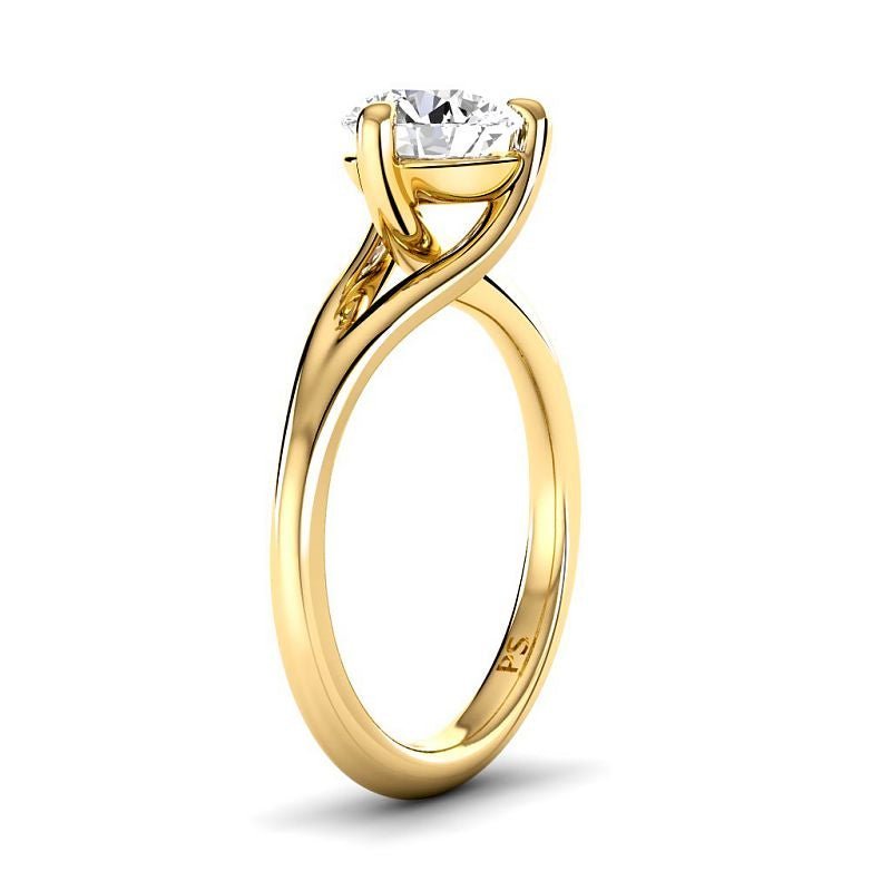 0.50-6.00 CT Round Cut Diamonds - Solitaire Rings