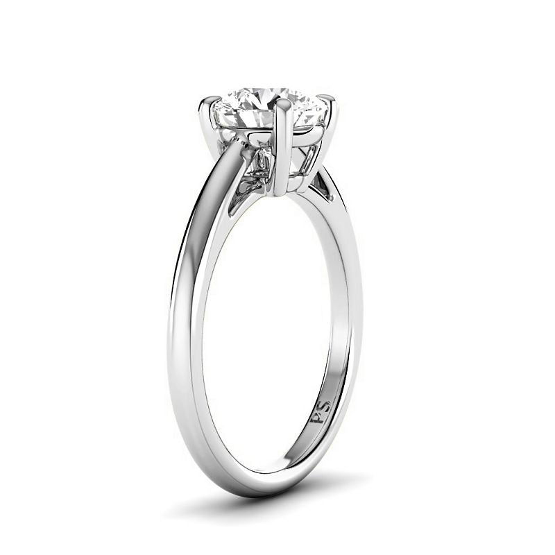 0.50 - 3.00 CT Round Cut Lab Grown Diamonds - Solitaire Ring - Primestyle.com