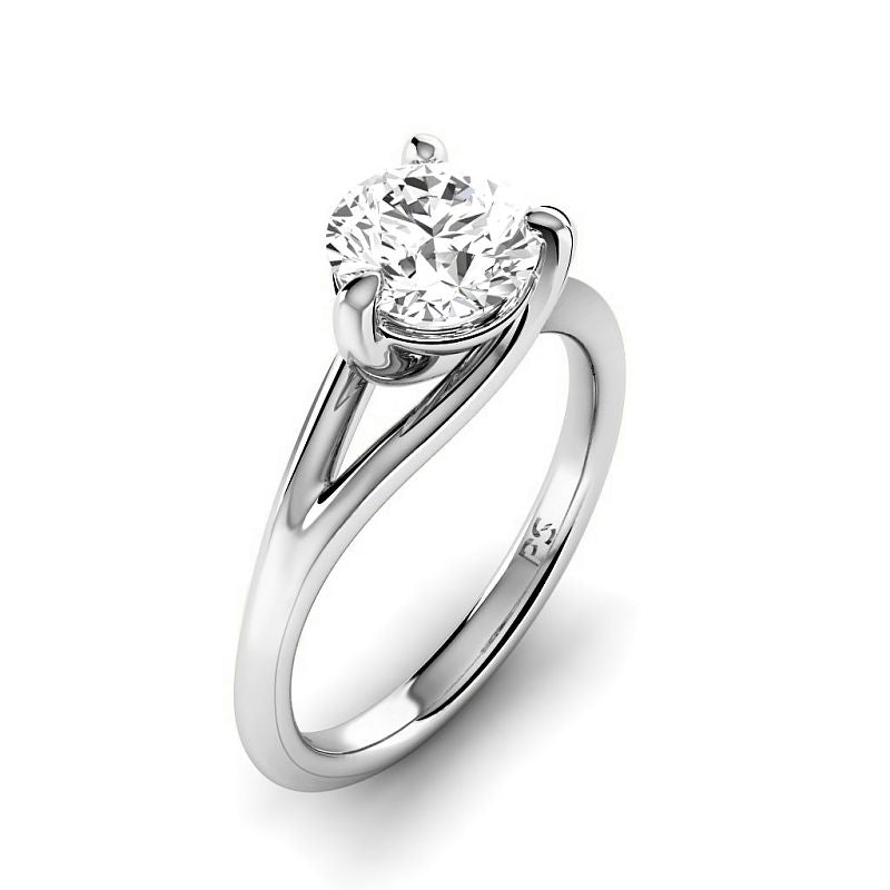 0.50-6.00 CT Round Cut Diamonds - Solitaire Rings