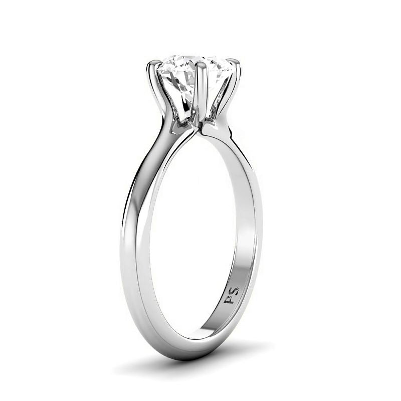 0.50 - 3.00 CT Round Cut Lab Grown Diamonds - Solitaire Ring - Primestyle.com