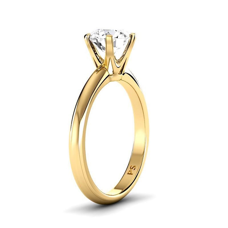 0.50 - 3.00 CT Round Cut Lab Grown Diamonds - Solitaire Ring - Primestyle.com