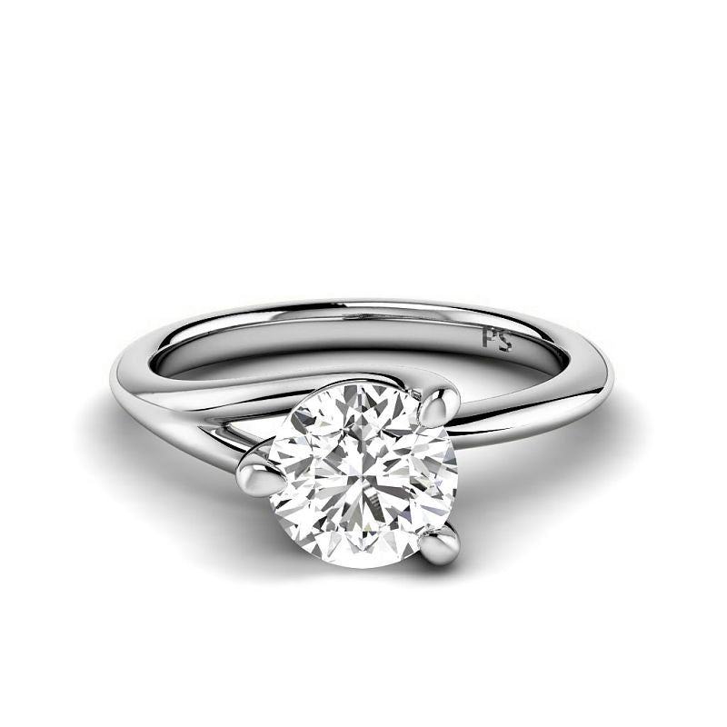 0.50 - 3.00 CT Round Cut Lab Grown Diamonds - Solitaire Ring - Primestyle.com