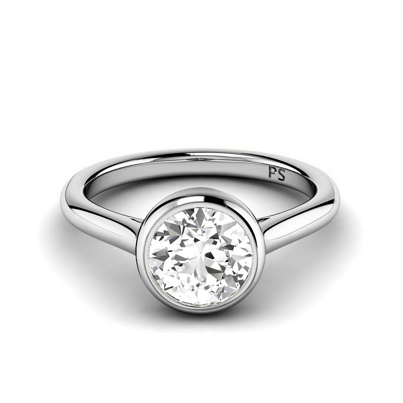 0.50 - 3.00 CT Round Cut Lab Grown Diamonds - Solitaire Ring - Primestyle.com