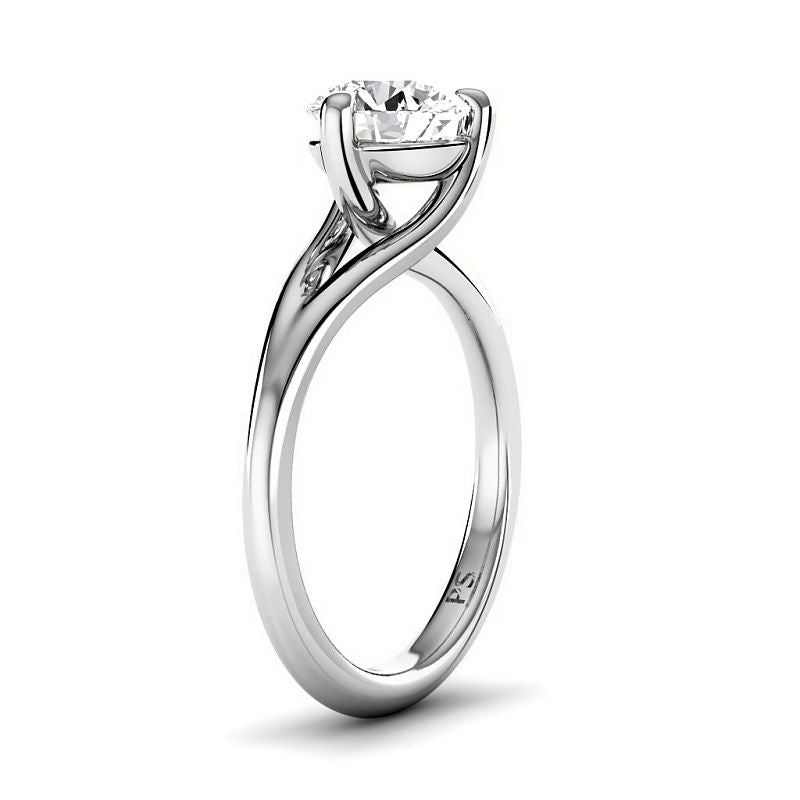 0.50-6.00 CT Round Cut Diamonds - Solitaire Rings