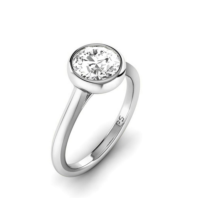0.50-6.00 CT Round Cut Diamonds - Solitaire Rings