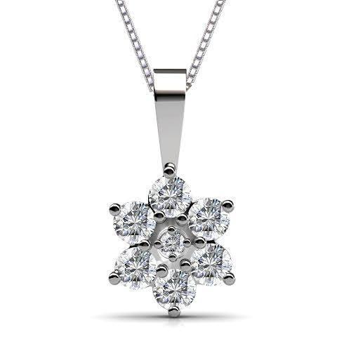 0.50 CT Round Cut Natural Diamonds - Diamond Pendants