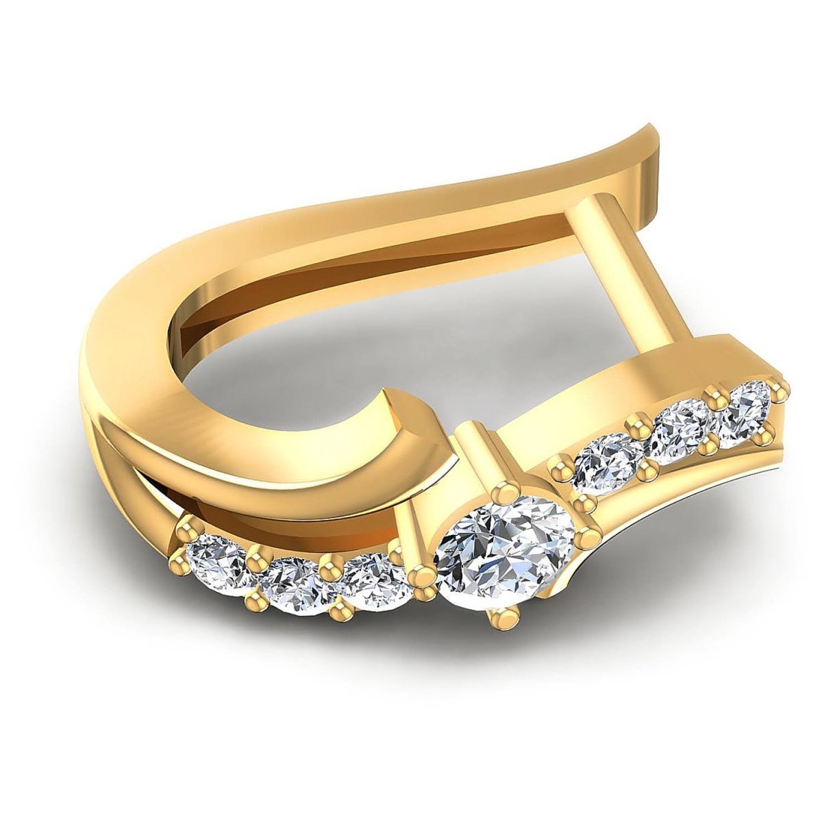 0.50 CT Round Cut Diamonds - Hoop & Drop Earrings - Primestyle.com