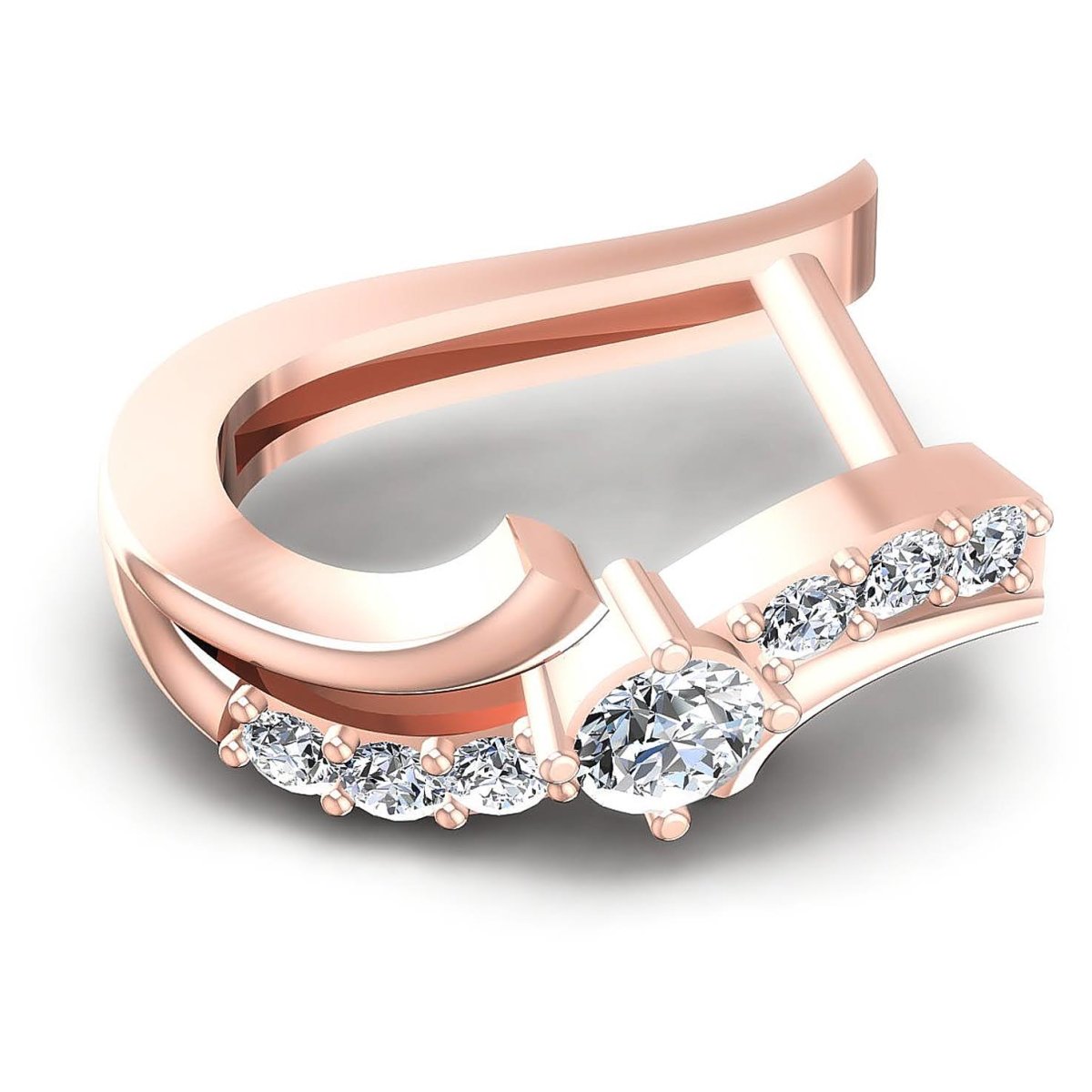 0.50 CT Round Cut Diamonds - Hoop & Drop Earrings - Primestyle.com