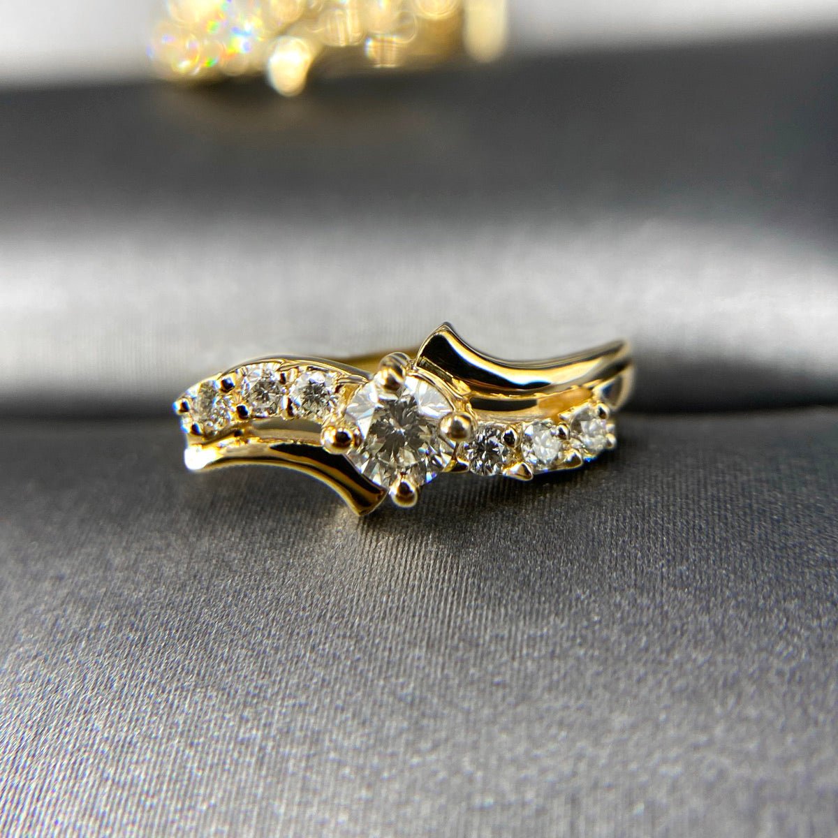 0.50 CT Round Cut Diamonds - Hoop & Drop Earrings - Primestyle.com