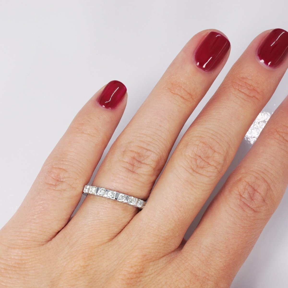 0.50 CT Round Cut Natural Diamonds - Wedding Band