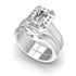 0.51-1.66 CT Round & Radiant Cut Diamonds - Bridal Set - Primestyle.com