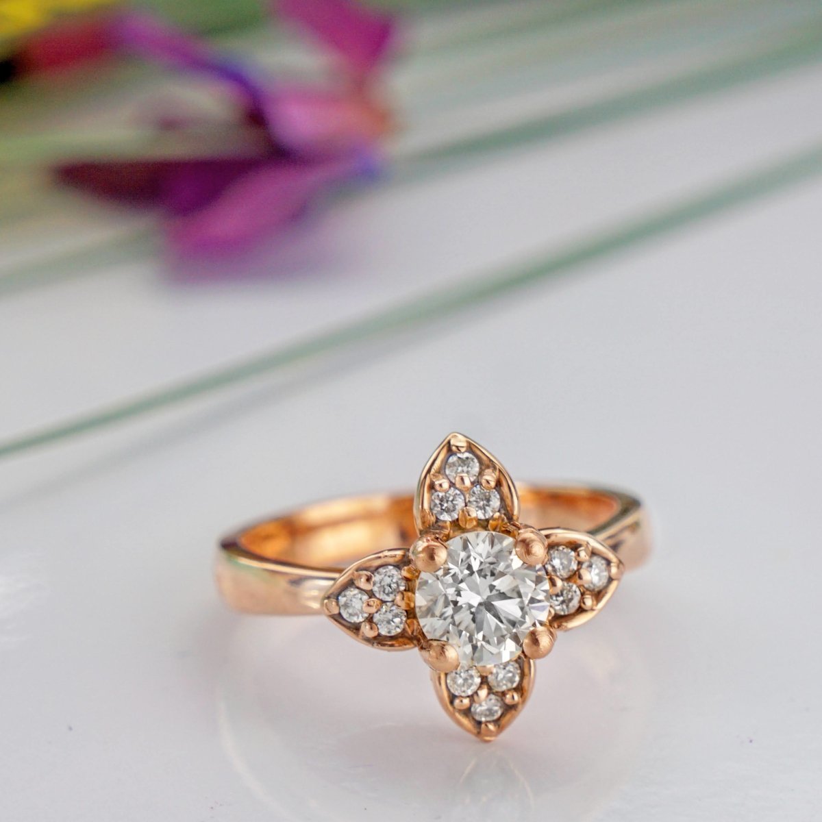 0.55-1.70 CT Round Cut Diamonds - Engagement Ring - Primestyle.com