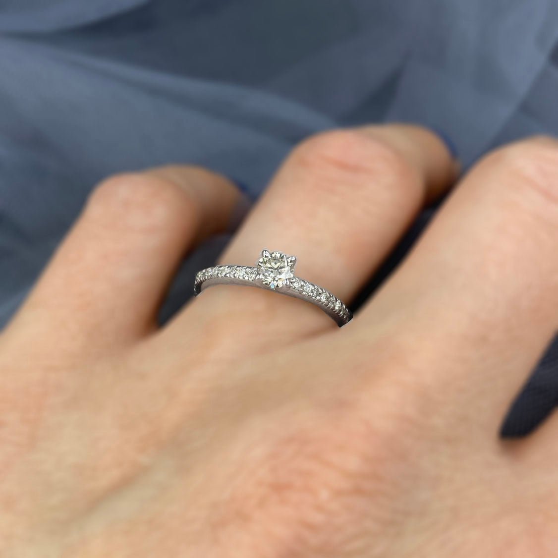 0.55-1.70 CT Round Cut Diamonds - Engagement Ring - Primestyle.com