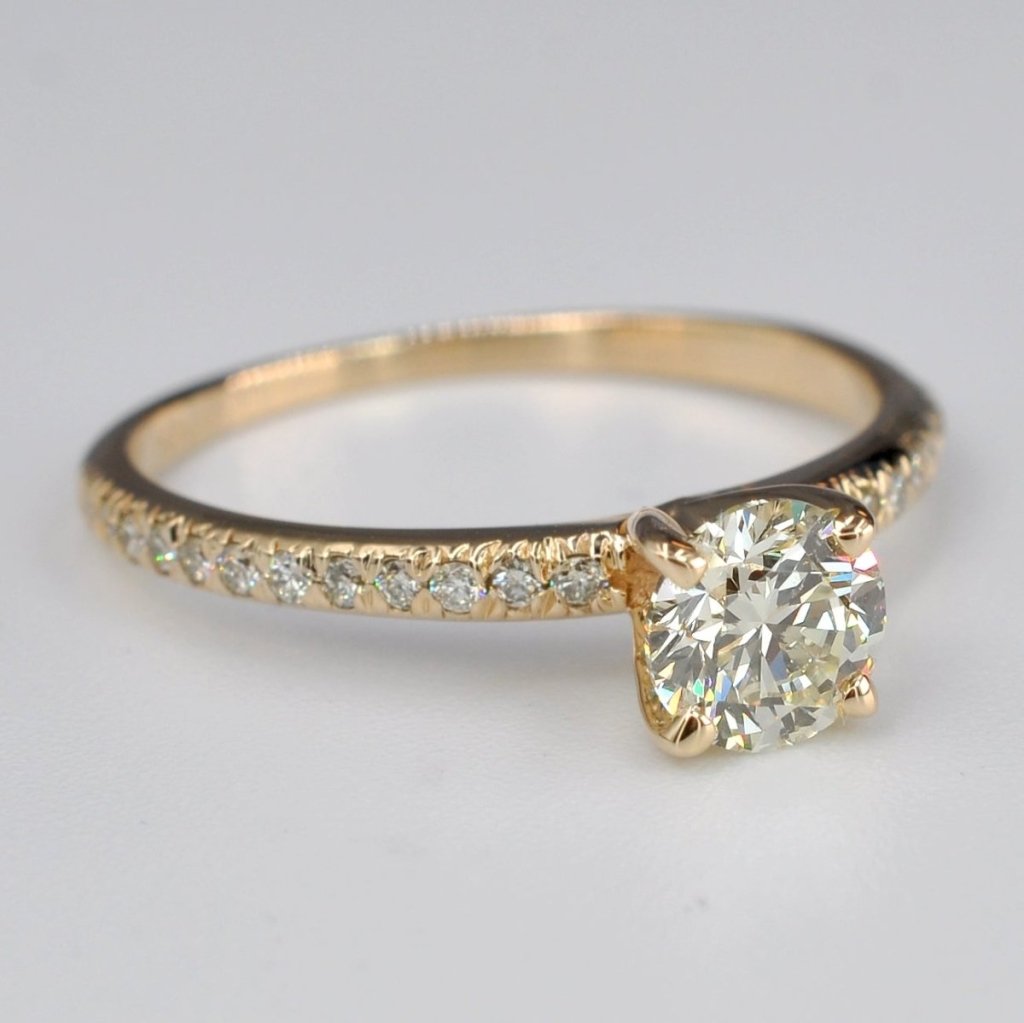 0.55 - 1.70 CT Round Cut Natural Diamonds - Engagement Ring - Primestyle.com