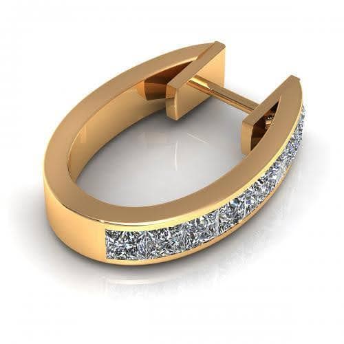 0.60-1.50 CT Princess Cut Diamonds - Diamond Earrings - Primestyle.com